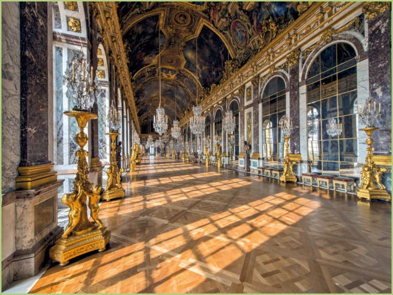 La galerie des glaces de Versailles